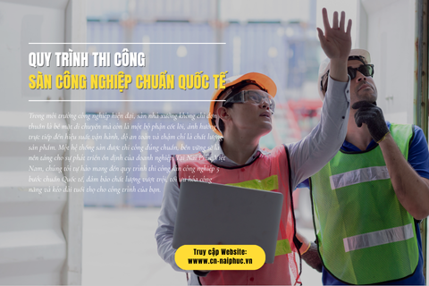 Quy Trình Thi Công Sàn Công Nghiệp Chuẩn Quốc Tế