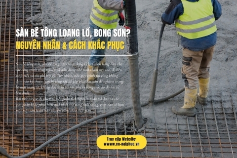 Sàn Bê Tông Loang Lổ, Bong Sơn? Nguyên Nhân & Cách Khắc Phục