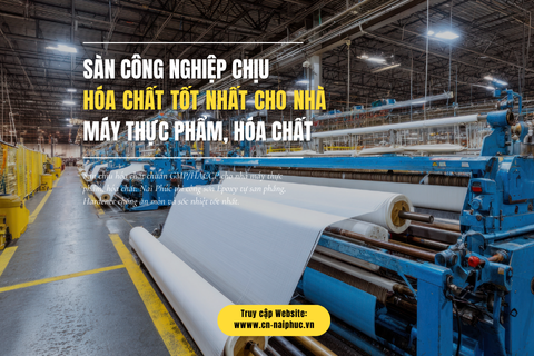 Sàn Công Nghiệp Chịu Hóa Chất Tốt Nhất cho Nhà Máy Thực Phẩm, Hóa Chất