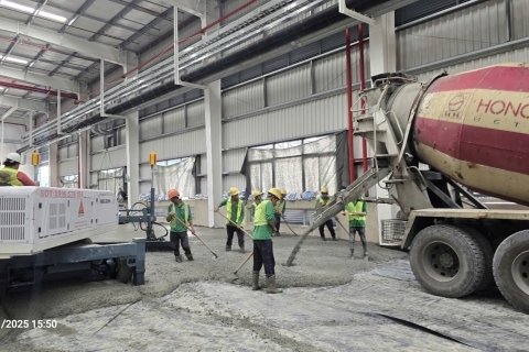 SÀN SIÊU PHẲNG NAI PHÚC - CÔNG NGHỆ HIỆN ĐẠI ĐÁP ỨNG TIÊU CHUẨN KHẮT KHE CỦA NHÀ XƯỞNG HIỆN ĐẠI