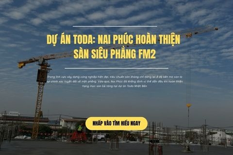 Dự Án Toda: Nai Phúc Hoàn Thiện Sàn Siêu Phẳng FM2