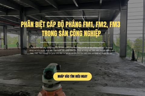 Phân biệt cấp độ phẳng FM1, FM2, FM3 trong sàn công nghiệp